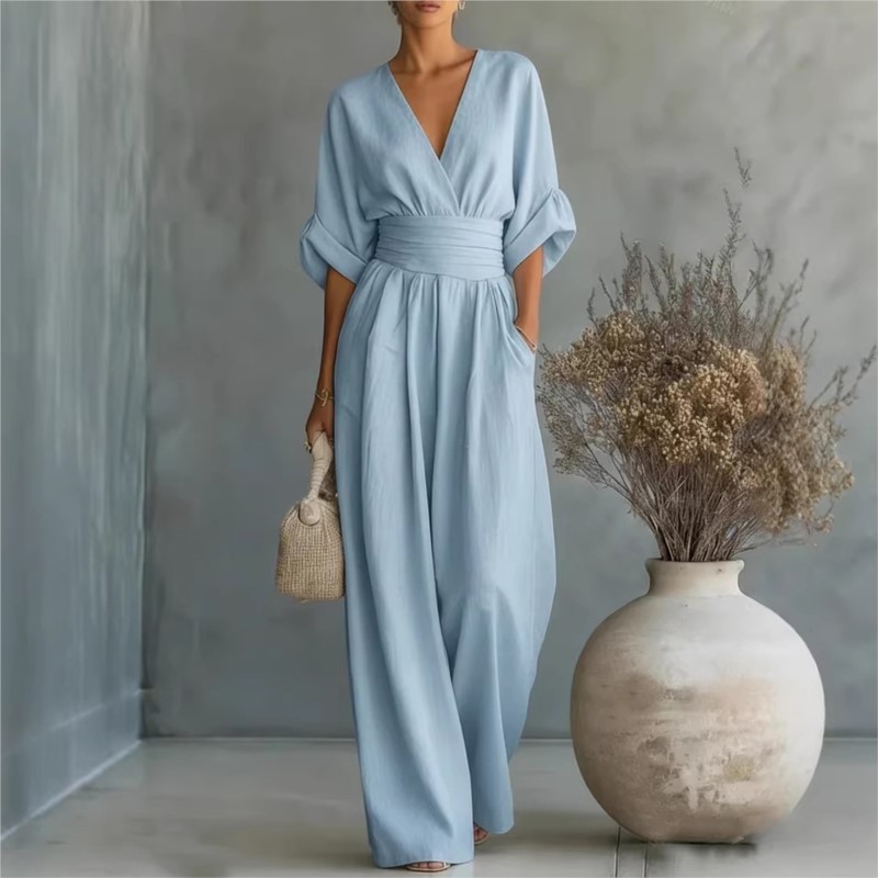 Home Office Romance - Summer Sexy Deep V-neck Short Sleeve