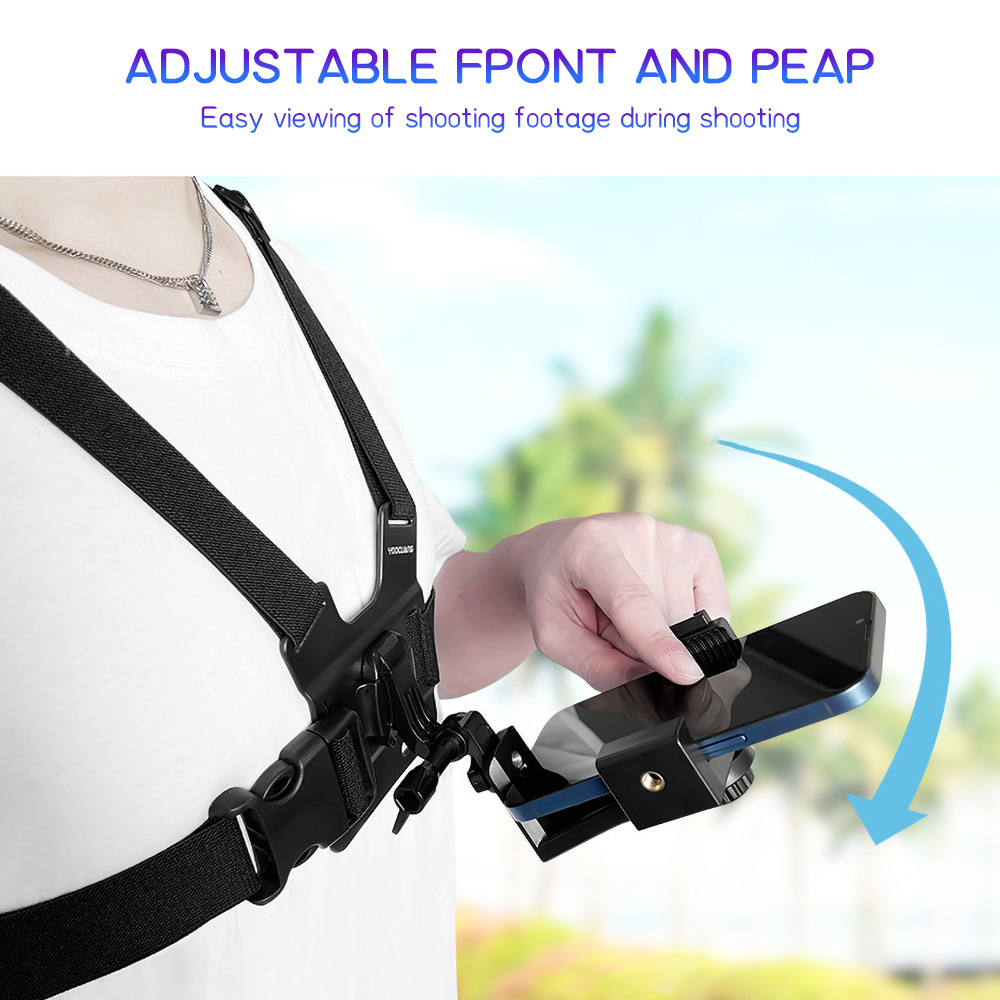 Home Office Desks - Chest Mount Phone Strap Holder Adjustable