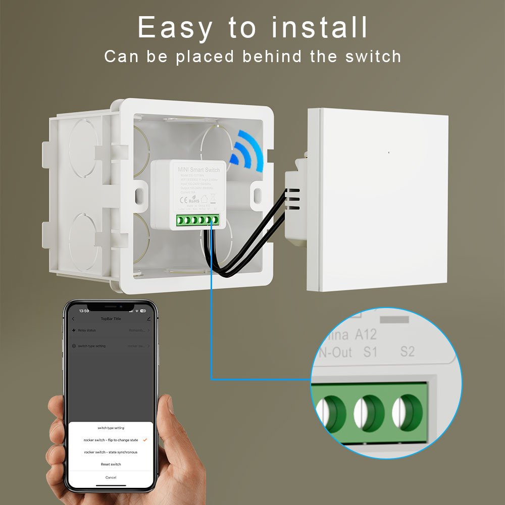 Tuya Smart Life WiFi Switch 1P - Home Office Google 评论和价格