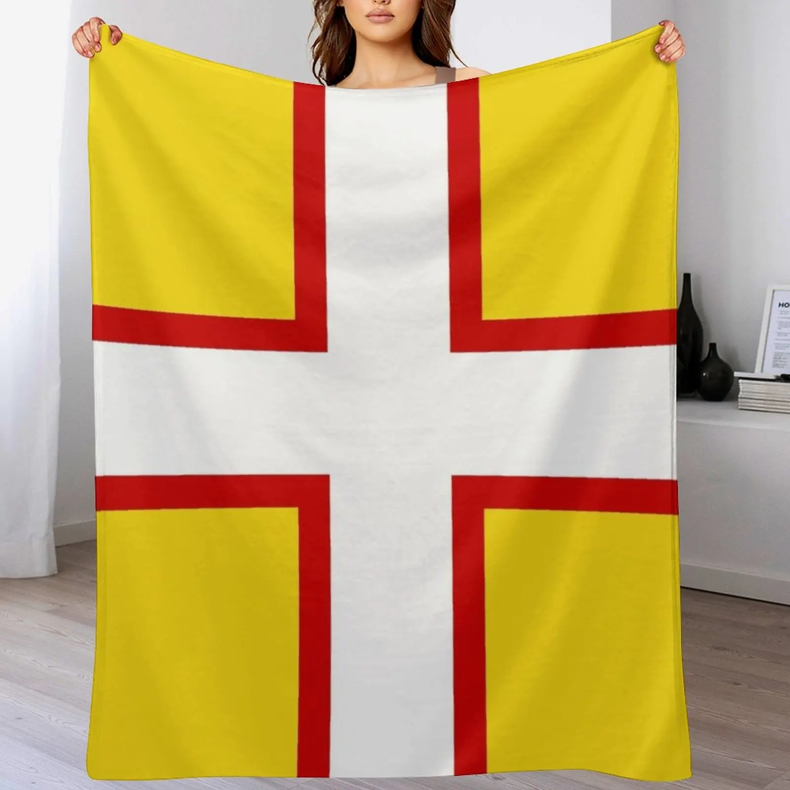 FLAG OF DORSET ENGLAND Throw B - Home Office England 评论和价格