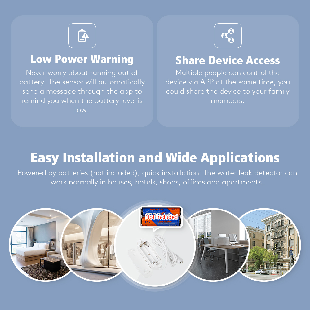 Wireless Water Leakage Detecto - Home Office Google 评论和价格