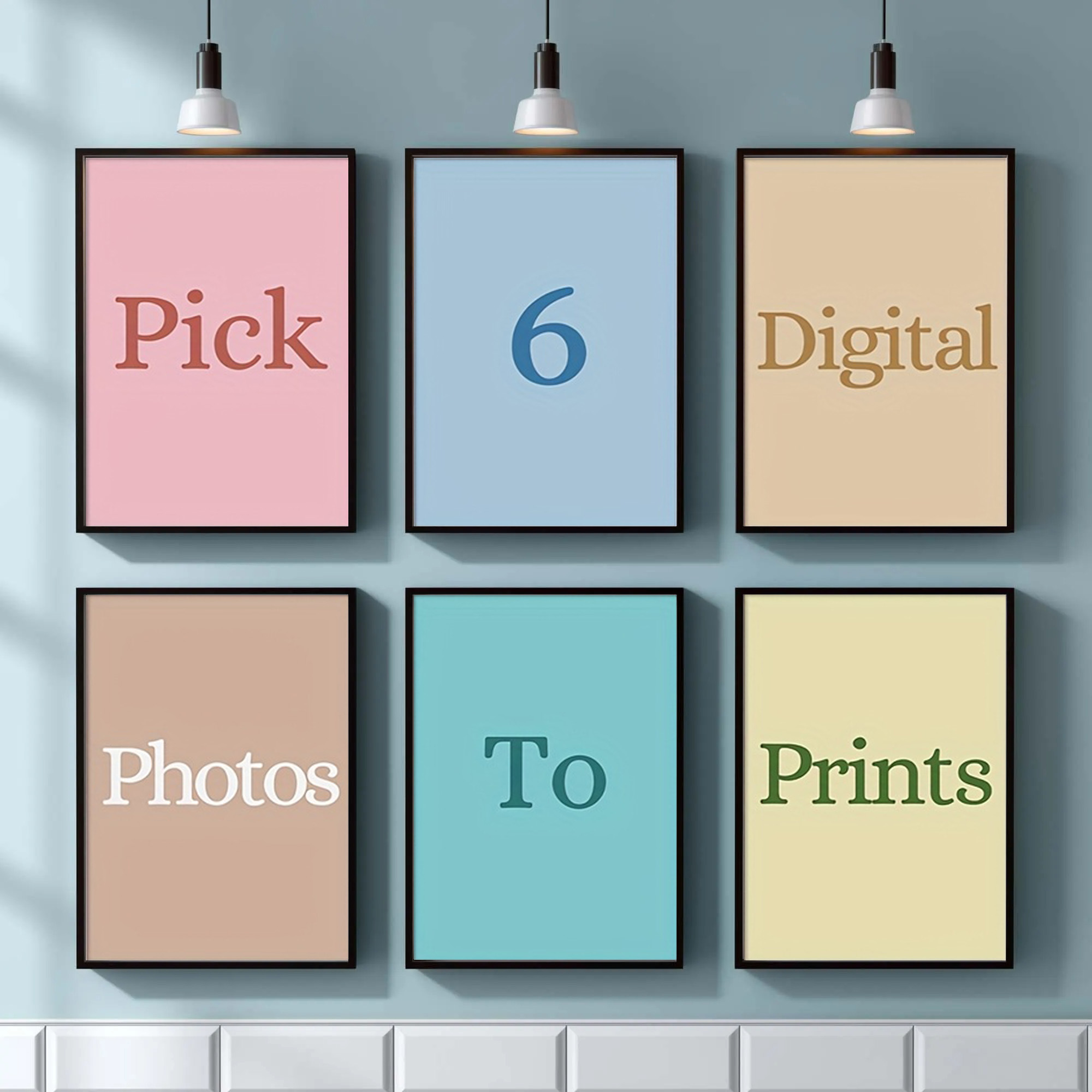 4/5/6pcs Custom Canvas Printin - Home Office Photos 评论和价格