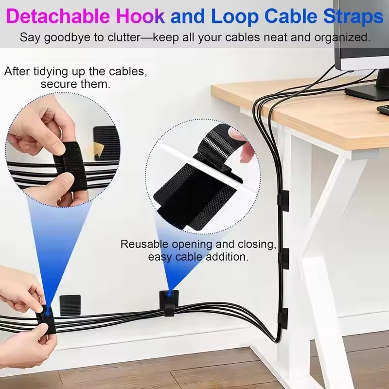 4/20Pcs Reusable Self-Adhesive - Home Office Desks 评论和价格