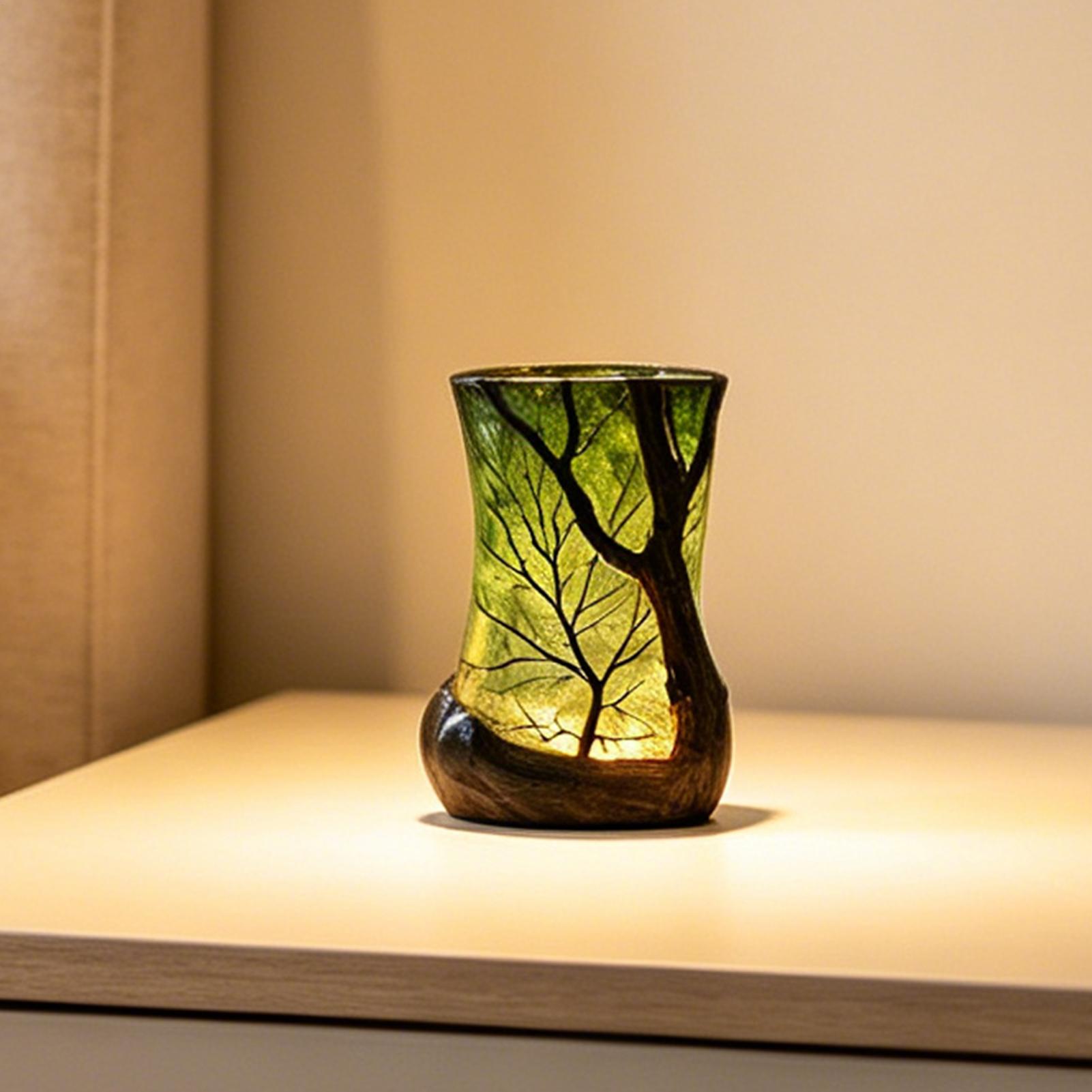 Bedside Table Lamp Forest Nigh - Home Office Desks 评论和价格