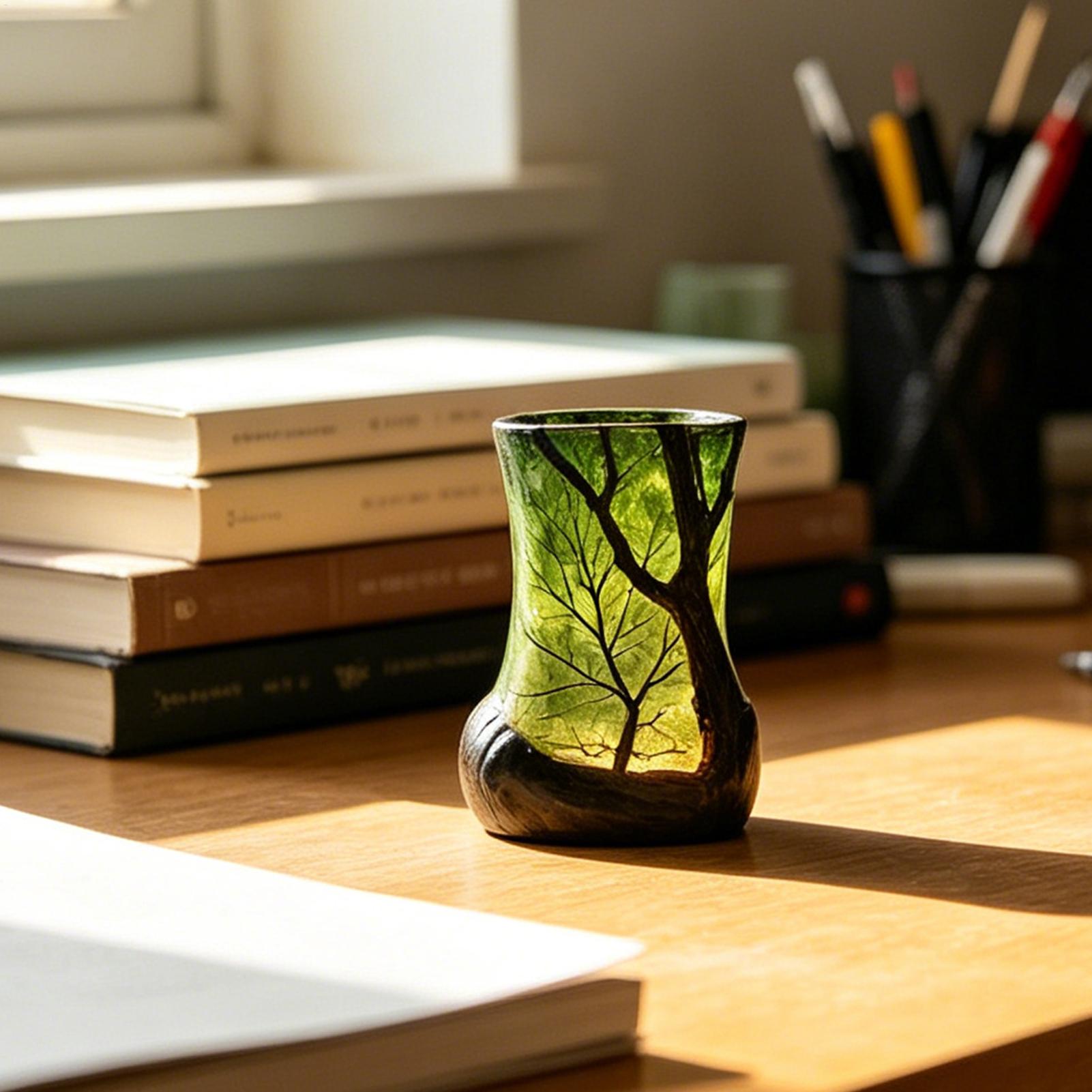 Bedside Table Lamp Forest Nigh - Home Office Desks 评论和价格