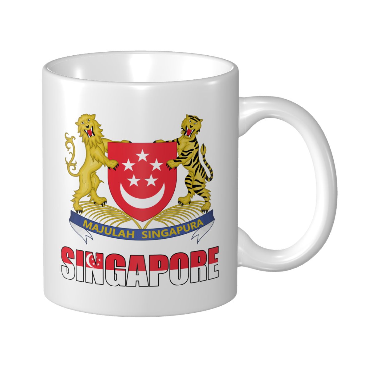 Mark Cup Mug Singapore Letter  - Home Office Singapore 评论和价格