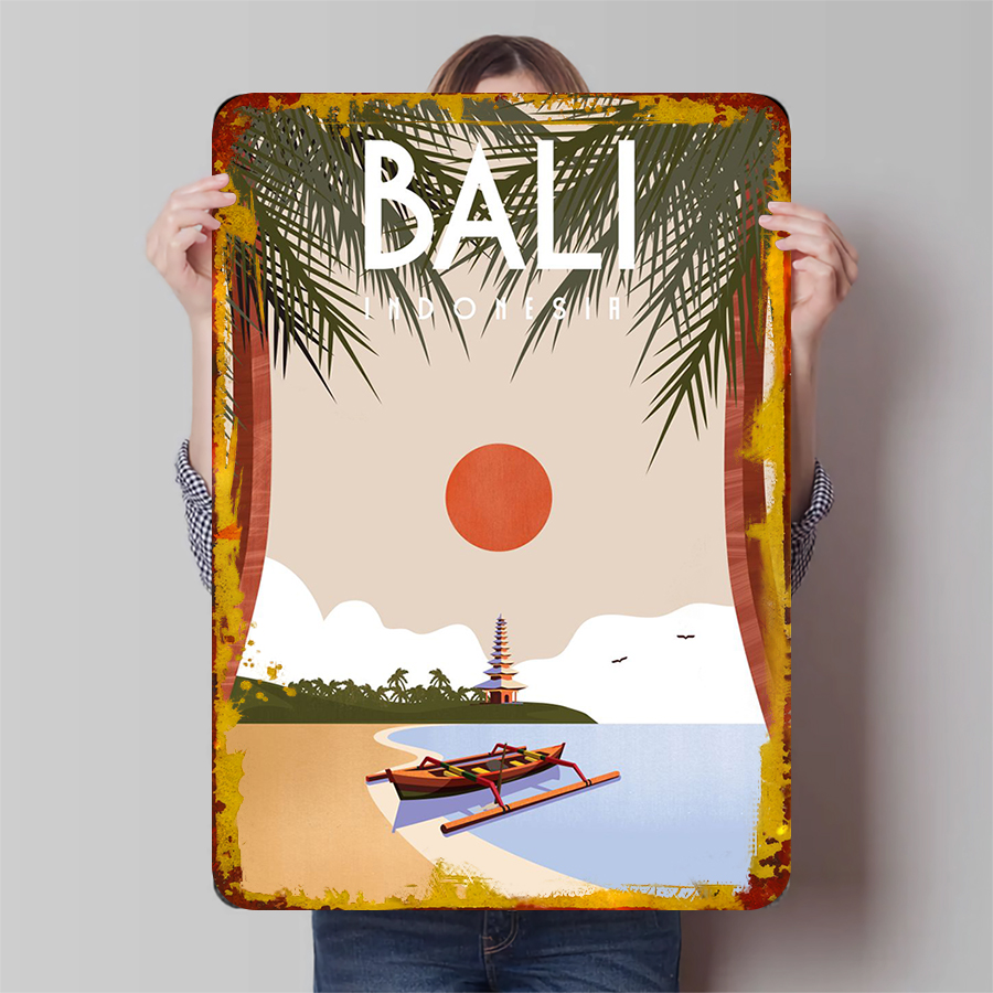 Bali Indonesia Scenery Metal W - Home Office Bali 评论和价格