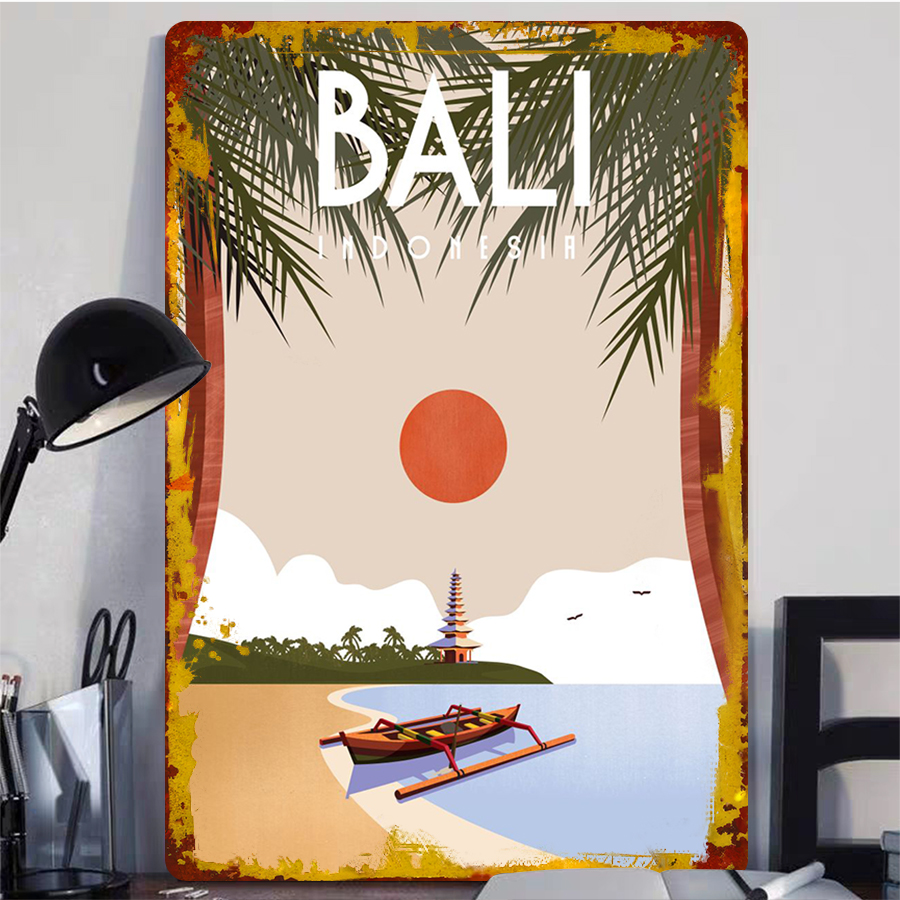 Bali Indonesia Scenery Metal W - Home Office Bali 评论和价格
