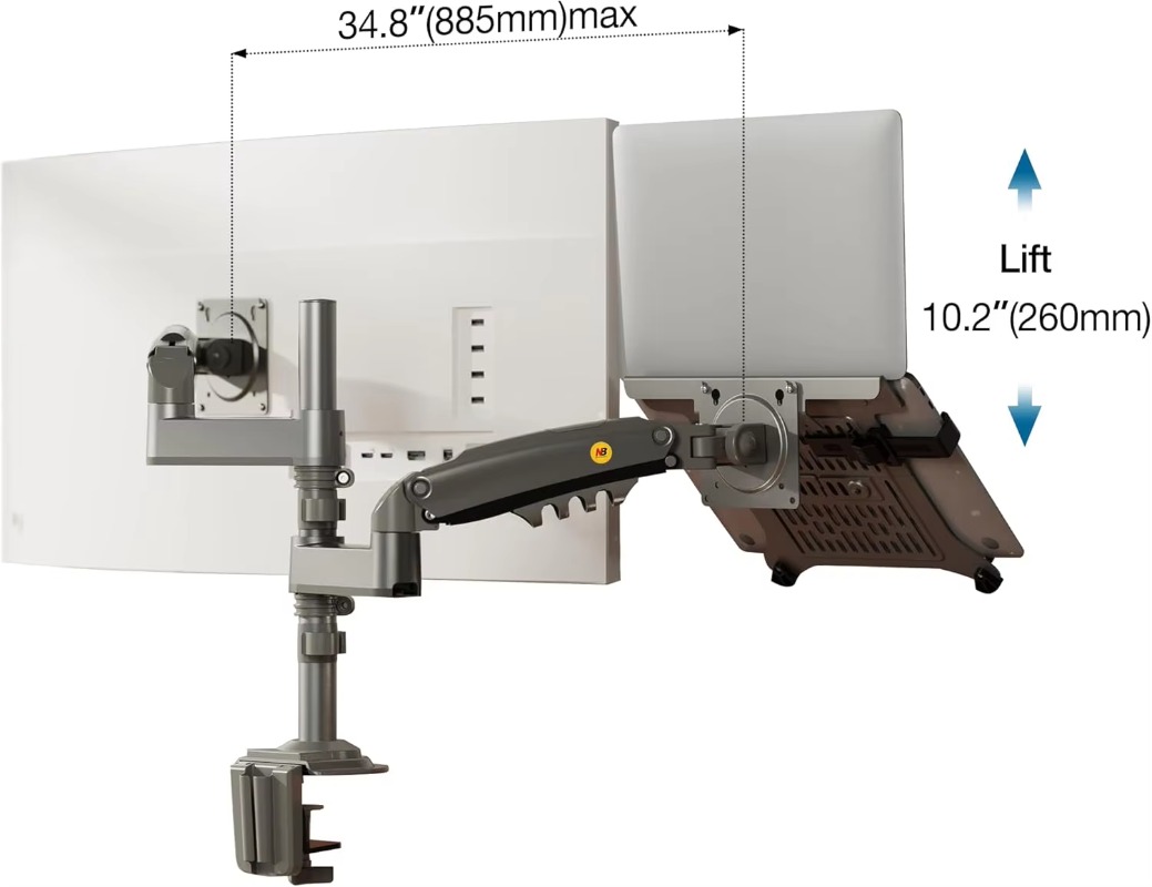 Dual Arm 2 in 1 Combo Laptop M - Monitor Arm Dual 评论和价格