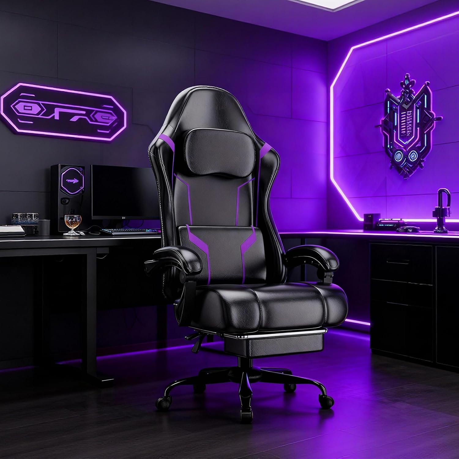 Ergonomic Gaming Chair with Po - Home Office Ergonomics 评论和价格