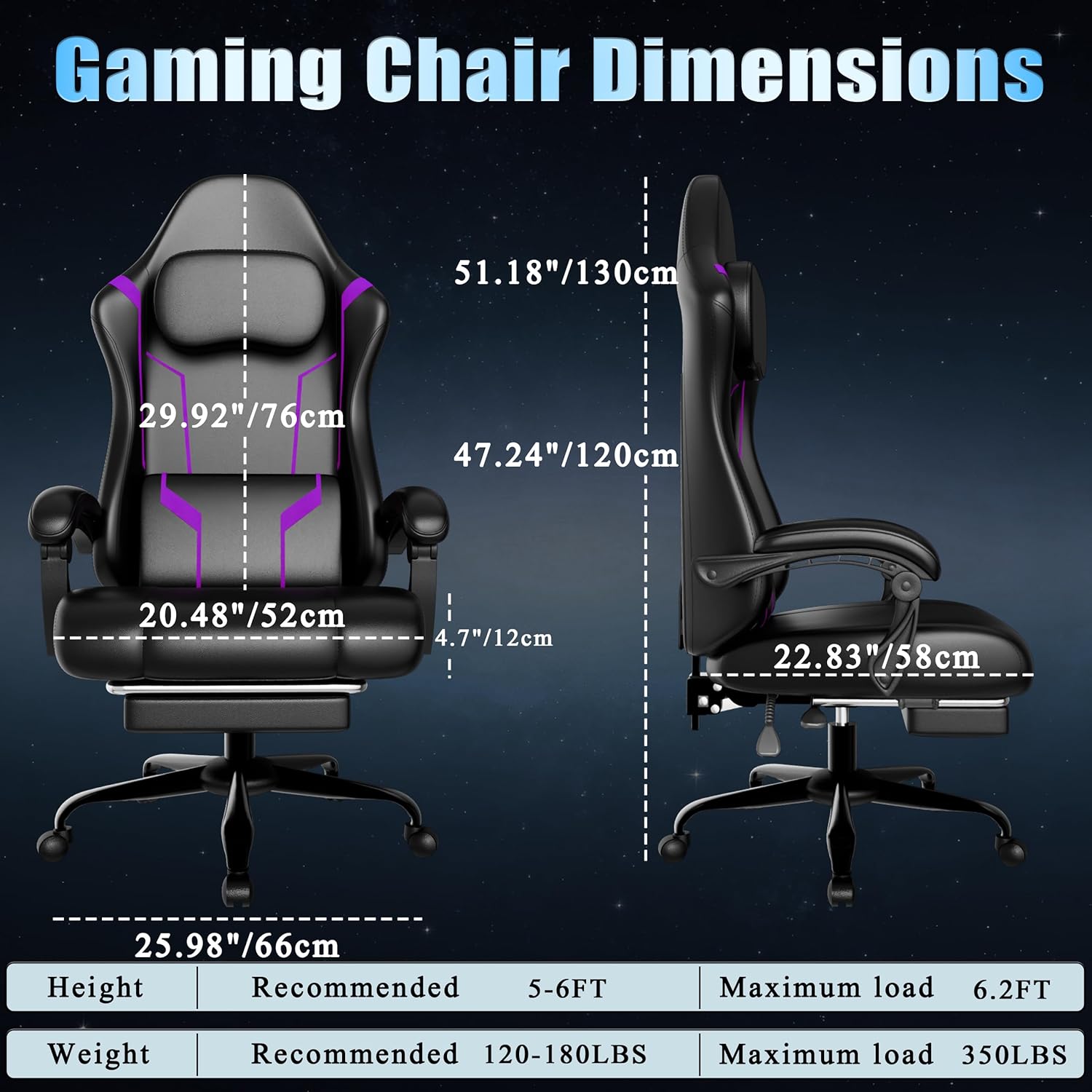 Ergonomic Gaming Chair with Po - Home Office Ergonomics 评论和价格