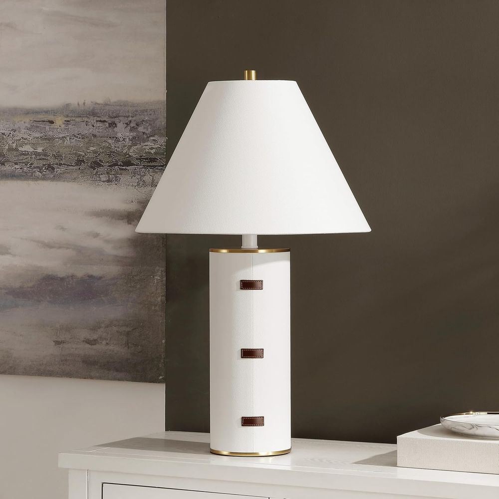 27-inch LED Table Lamp - White - Home Office Desks 评论和价格