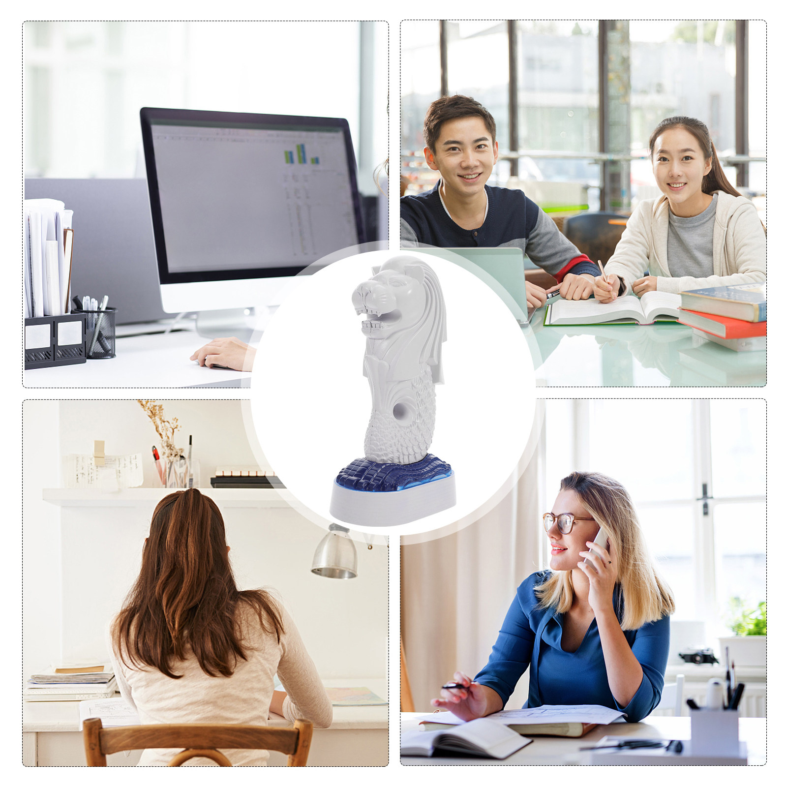 Singapore Merlion Tabletop Scu - Home Office Singapore 评论和价格