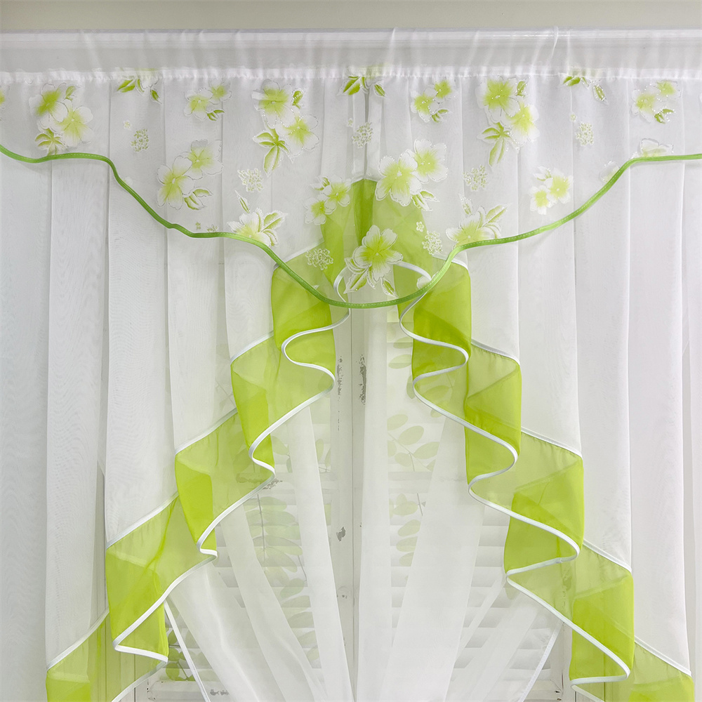 Blossom Print Sheer Curtains S - Home Office Romance 评论和价格