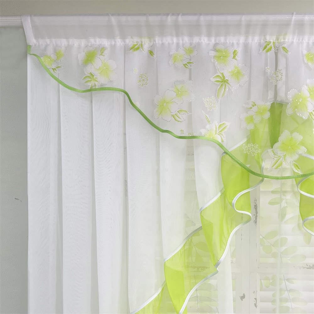 Blossom Print Sheer Curtains S - Home Office Romance 评论和价格