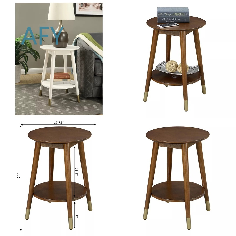 Wooden Side Table with Bottom  - Home Office Ikea 评论和价格