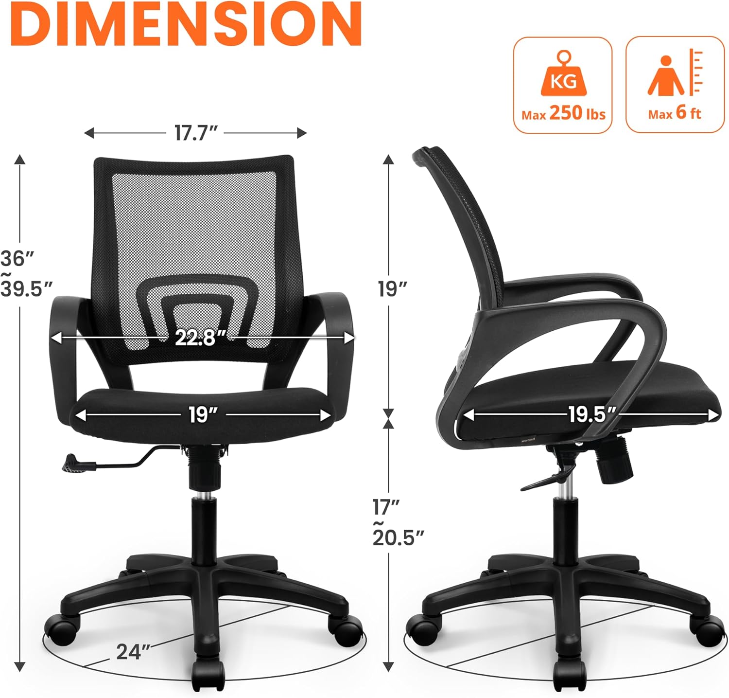 Ergonomic Mesh Office Chair wi - Home Office Ergonomics 评论和价格