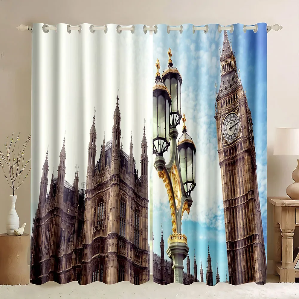 London Building Window Curtain - Home Office England 评论和价格