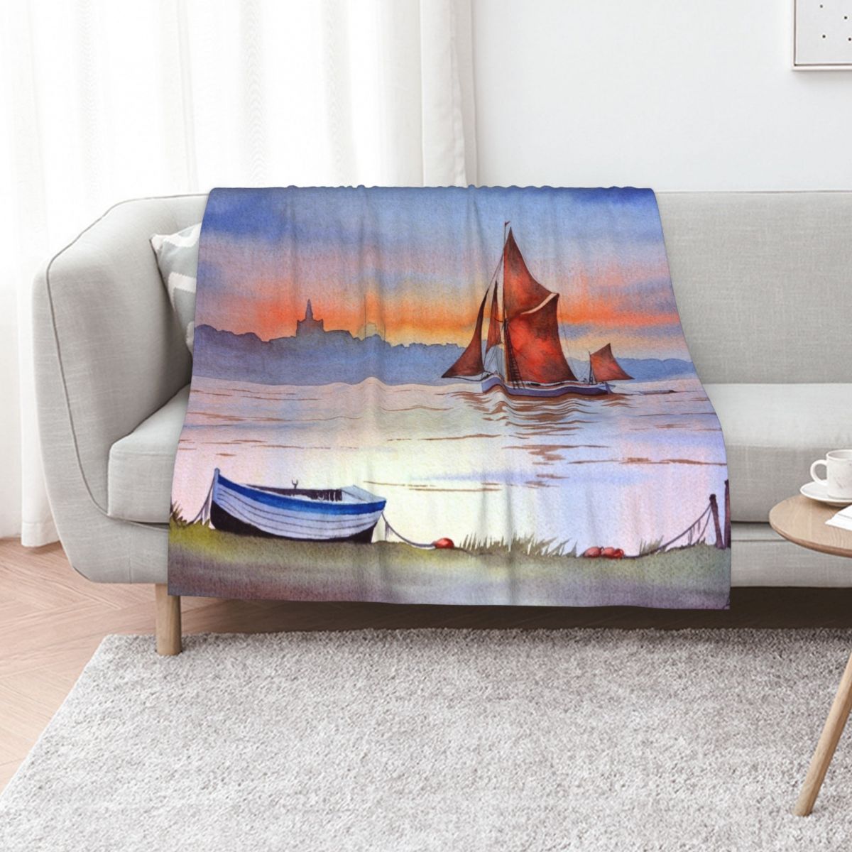 Thames Barge At Maldon Essex E - Home Office England 评论和价格