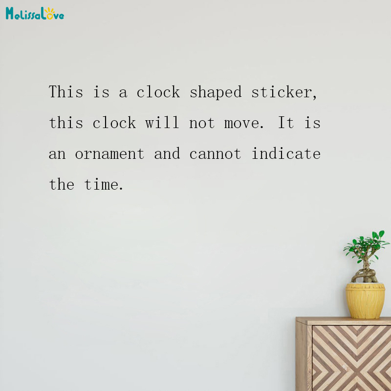 Clock Shape Wall Sticker Londo - Home Office England 评论和价格