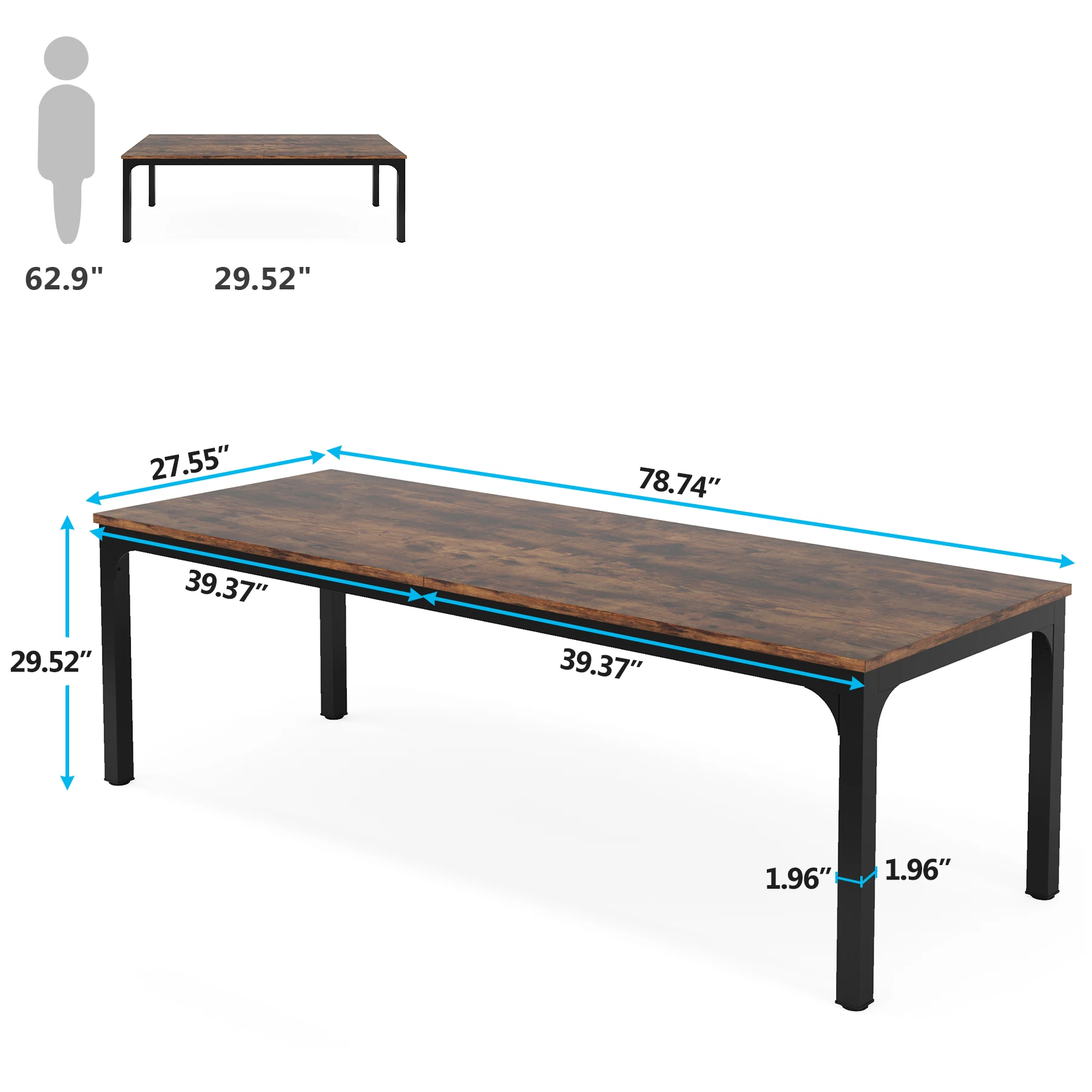 Tribesigns 78.7 Inches Extra L - Home Office Ikea 评论和价格