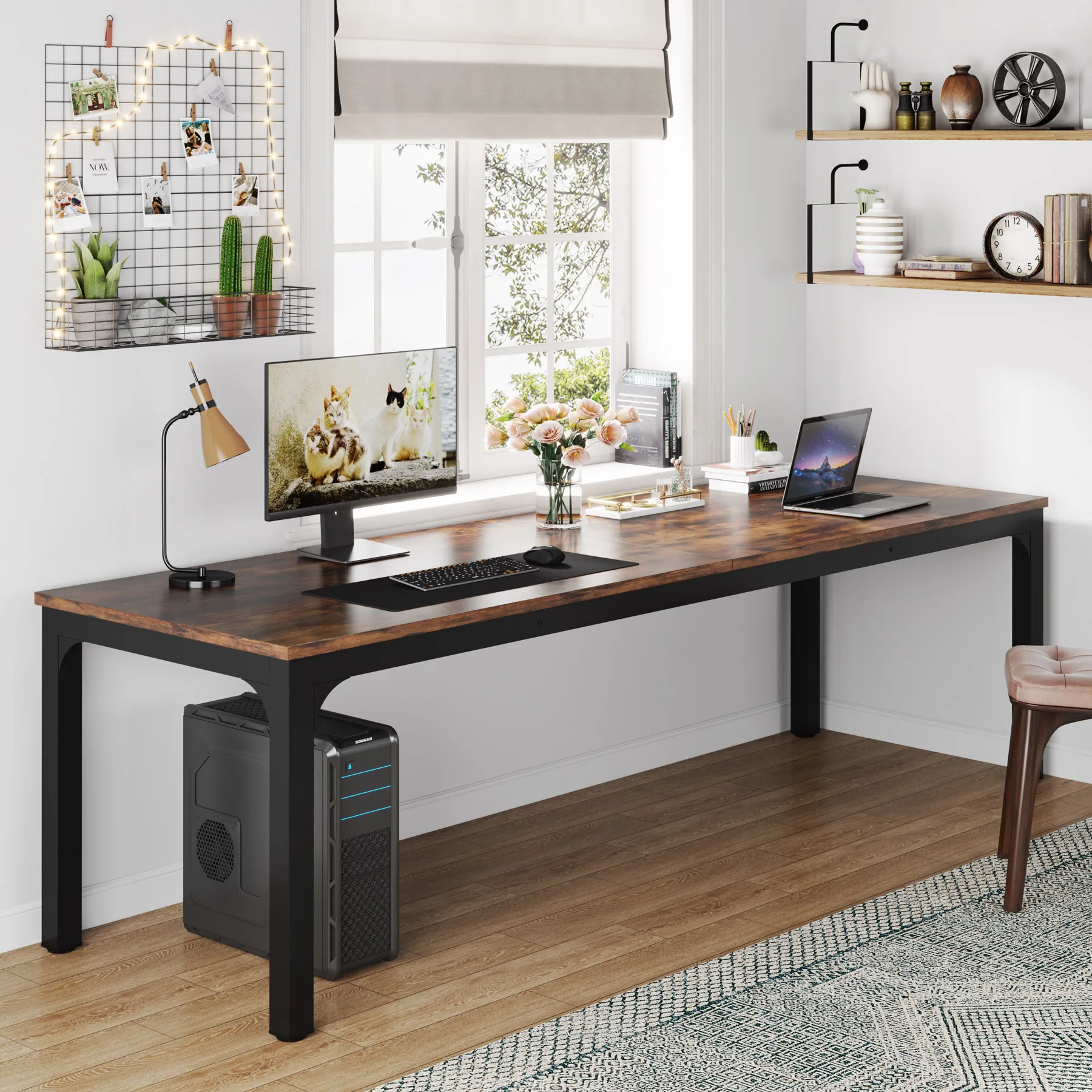Tribesigns 78.7 Inches Extra L - Home Office Ikea 评论和价格