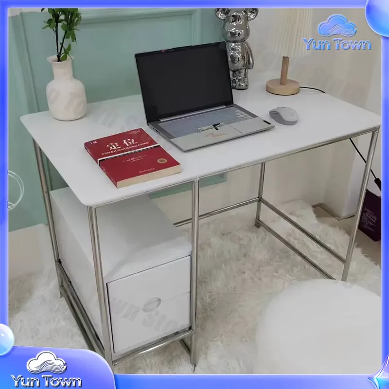 Simple Cream Computer Desk for - Home Office Ikea 评论和价格