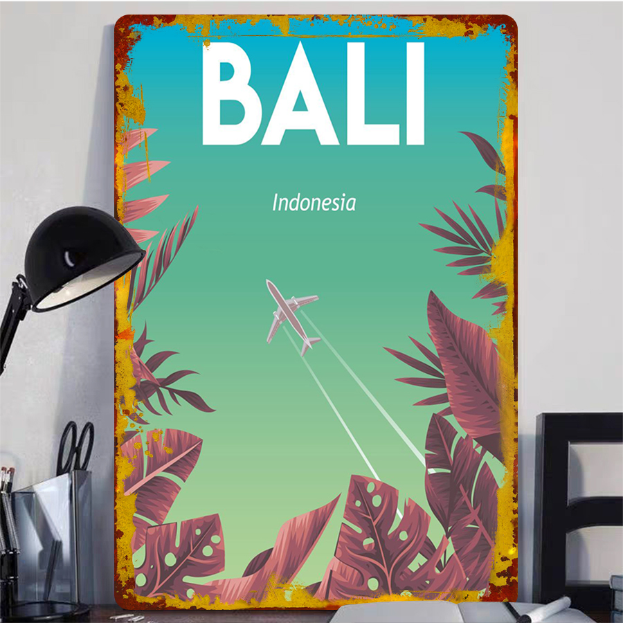 Bali Indonesia Scenery Metal W - Home Office Bali 评论和价格