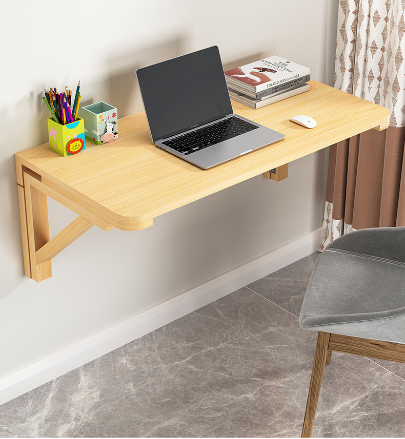 Solid Wood Folding Wall Desk S - Home Office Ikea 评论和价格