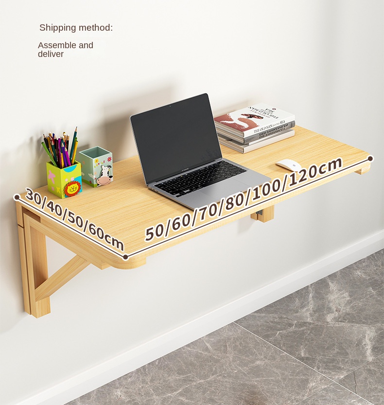 Solid Wood Folding Wall Desk S - Home Office Ikea 评论和价格