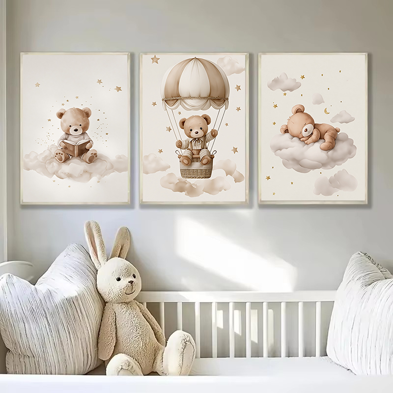3pcs/set Bohemian Teddy Bear A - Home Office Photos 评论和价格